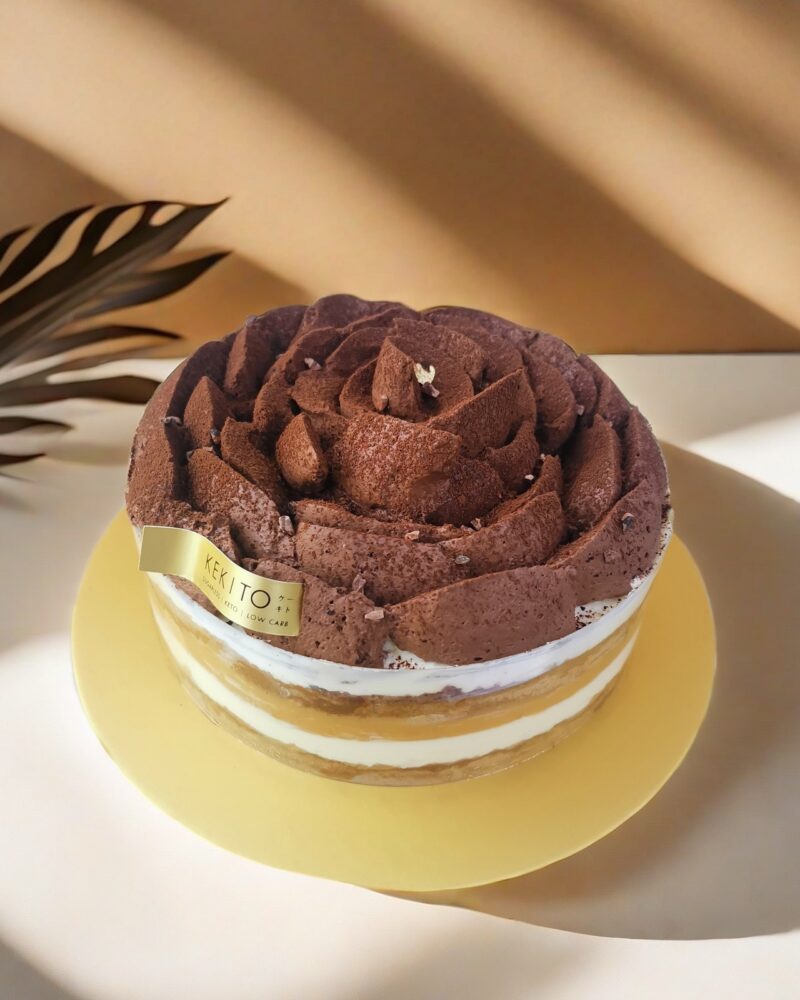 chocolate salted caramel tiramisu keto, gluten-free, diabetic friendly, sugarfree